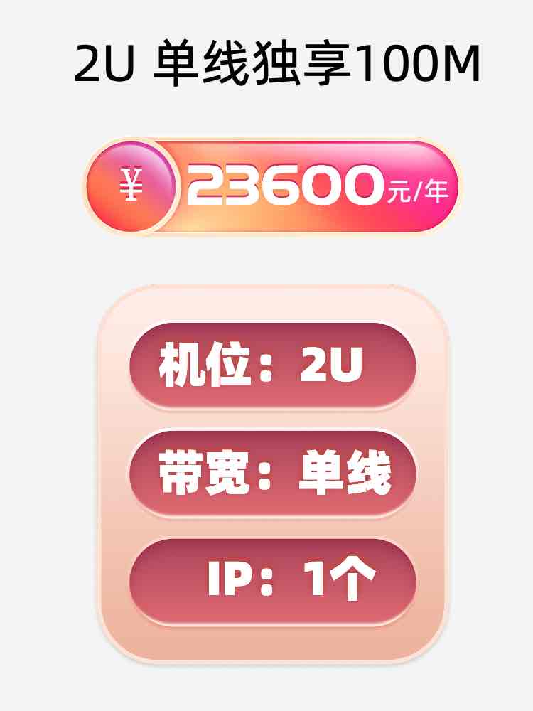 郴州单线100M服务器托管价格